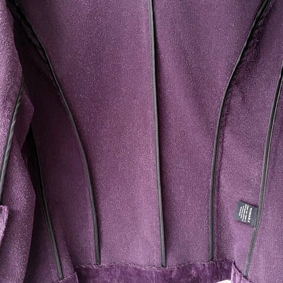 Larry Levine - Vintage Velveteen Purple Blazer - Picture 7 of 11
